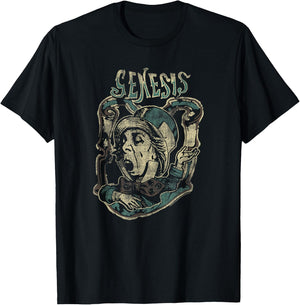Genesis Mad Hatter Distressed T-Shirt - T-Shirt | Black