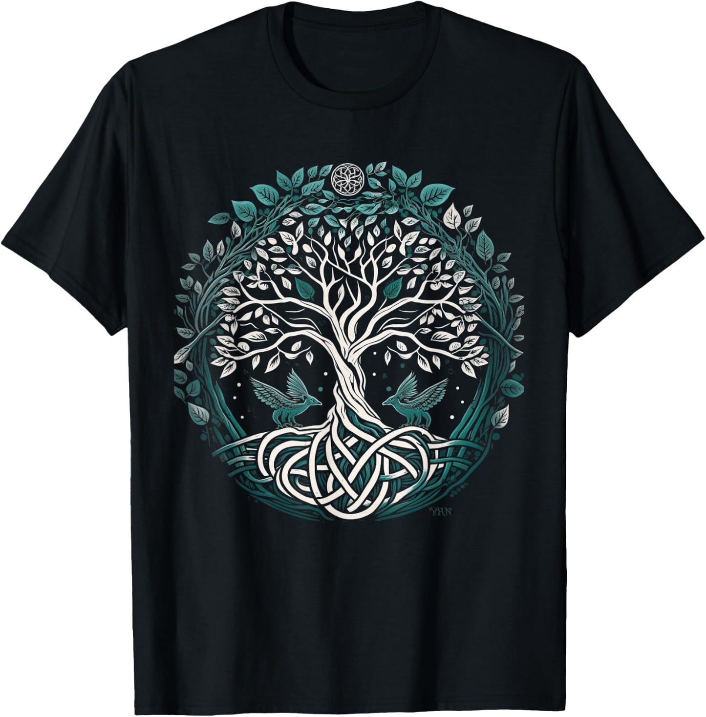Tree of Life Viking Midgard Thor Walhalla T-Shirt - T-Shirt | Black