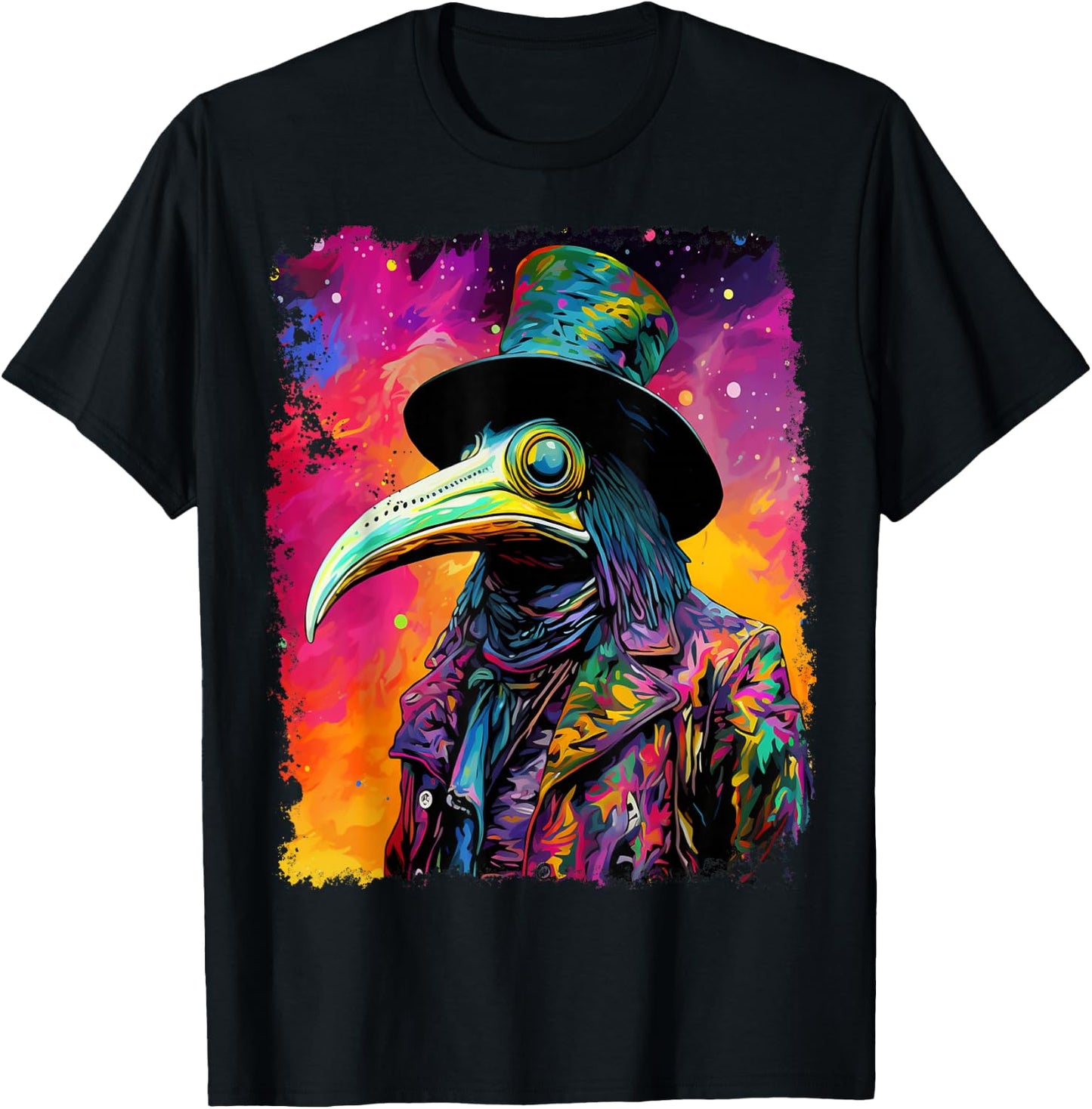 Design Plague Doctor T-Shirt - T-Shirt | Black