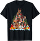 Christmas Pajama Cavalier King Charles Spaniel Xmas Tree T-Shirt - T-Shirt | Black