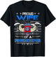 Proud Wife Of A Army 82Nd Airborne Paratroope Veteran Women T-Shirt - T-Shirt | Black