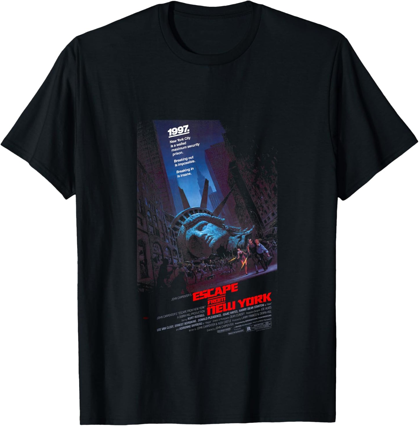 Escape from New York Snake Breaking Out is Impossible T-Shirt - T-Shirt | Black