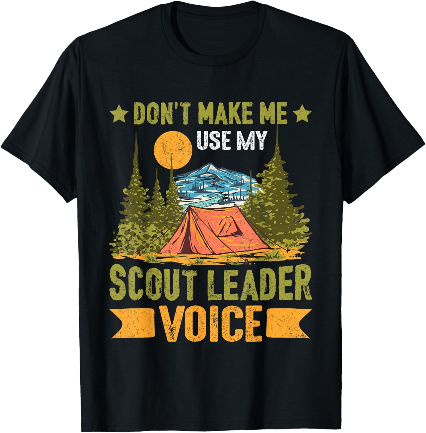 Scout For Girls boys Funny Scouting Leader T-Shirt - T-Shirt | Black