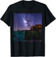 Gorgeous Stars Milky-Way over Cathedral Rock, Arizona T-Shirt - T-Shirt | Black