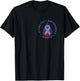 Diabetes Awareness Month Diabetic Blue Love Ribbon T1D T2D T-Shirt - T-Shirt | Black