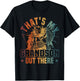That's My Grandson Out There Football Player T-Shirt - T-Shirt | Black
