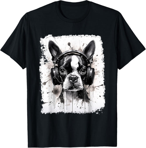 Dog Boston Terrier Music