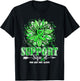 Sunflower Support Squad Non-Hodgkin Lymphoma Awareness Gifts T-Shirt - T-Shirt | Black