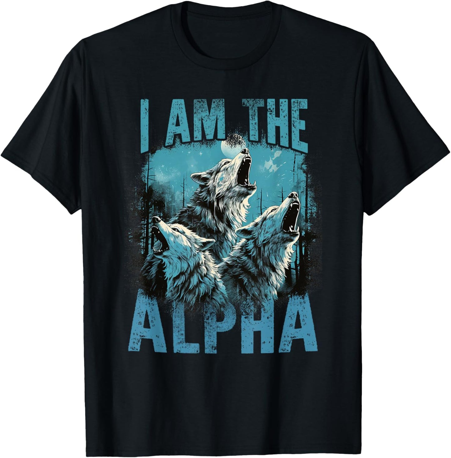 Men's I Am The Alpha T-Shirt - T-Shirt | Black