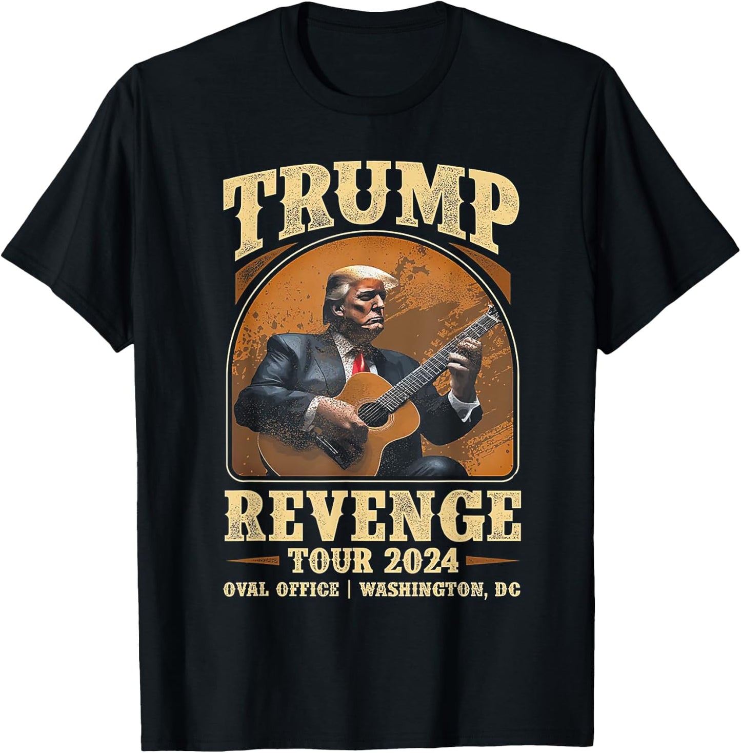 Trump Revenge Tour 2024 T-Shirt - T-Shirt | Black
