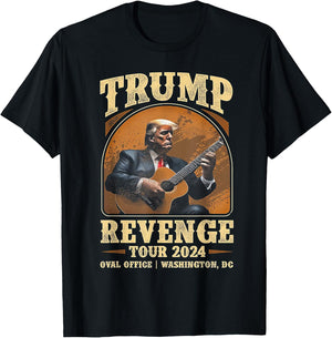 Trump Revenge Tour 2024 T-Shirt - T-Shirt | Black