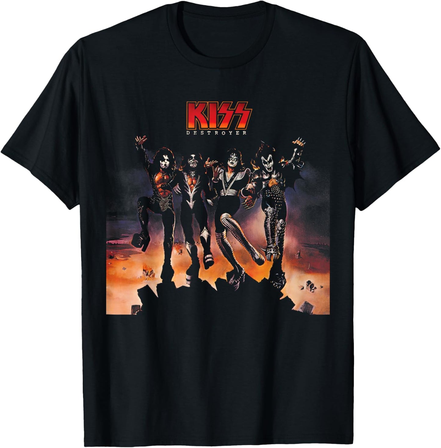 KISS - 1976 Destroyer T-Shirt - T-Shirt | Black