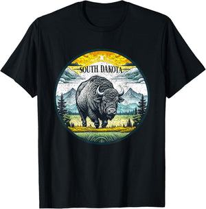 South Dakota T-Shirt - T-Shirt | Black