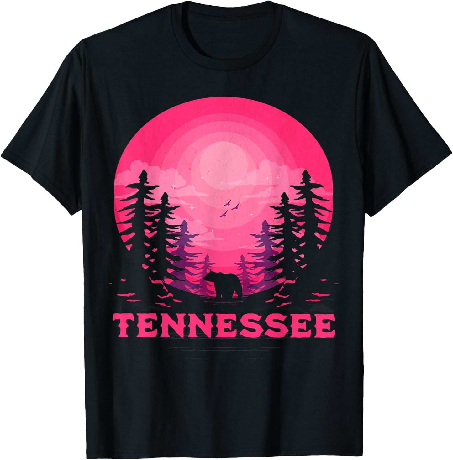 Tennessee Bear Nature Outdoors T-Shirt - T-Shirt | Black