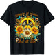 Whisper Of Wisdom Let It Be Sunflowers Butterflies T-Shirt - T-Shirt | Black