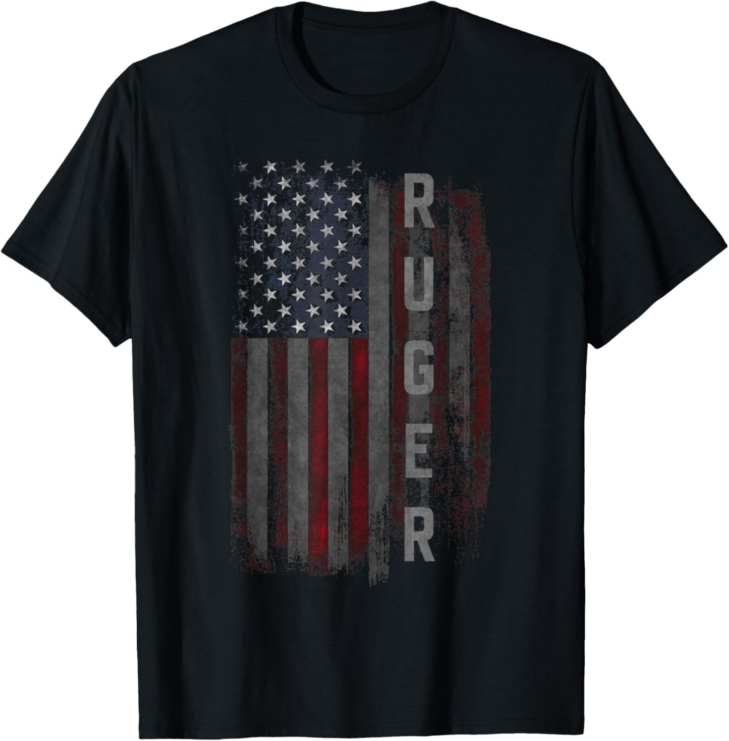 Ruger Family American Flag T-Shirt - T-Shirt | Black