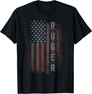 Ruger Family American Flag T-Shirt - T-Shirt | Black