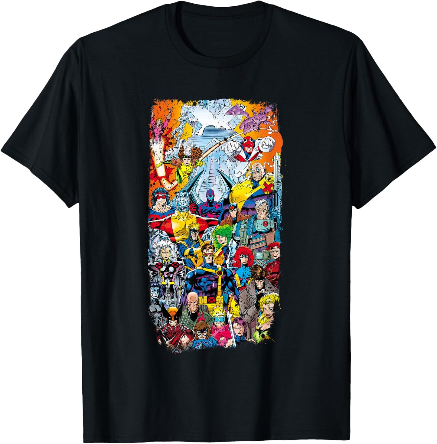 Marvel X-Men Forever Alpha #1 Comic Book Cover Distressed T-Shirt - T-Shirt | Black