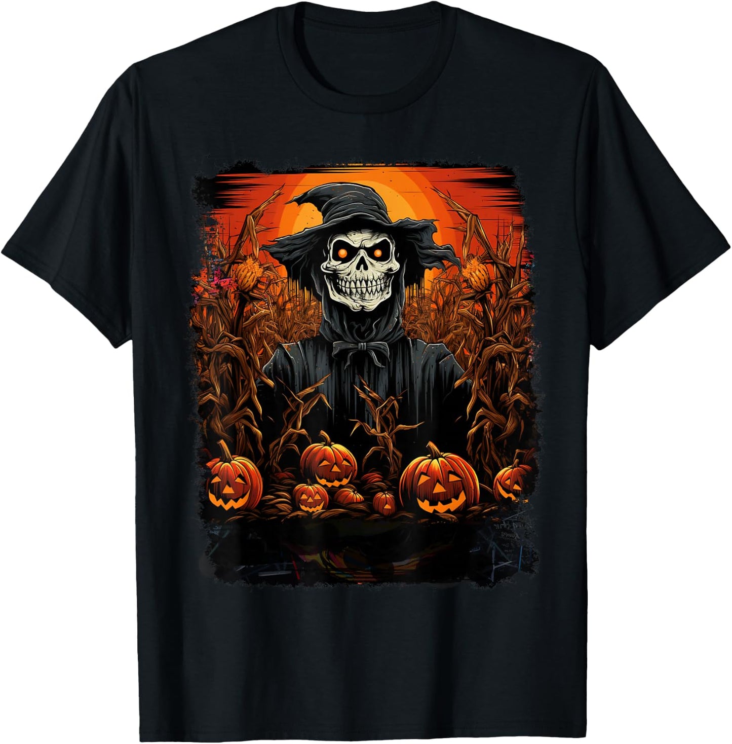 Halloween Theme T-Shirt - T-Shirt | Black