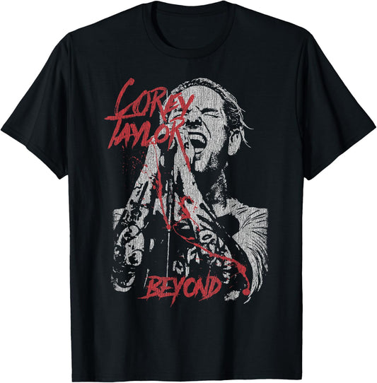 Control Industry - Corey Taylor Black Graphic - Small - Short Sleeve - - Modern - Music - Novelty - Women's - Lightweight - Non-Stretchable - Cotton 65%, Polyester 35% T-Shirt - T-Shirt | Black