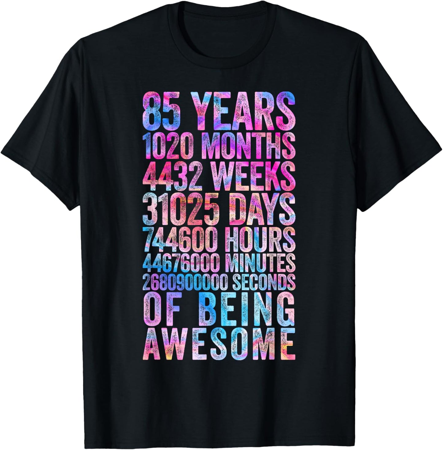 Funny 85th Birthday Shirt Old Meter Funny 85 Year Old Gifts T-Shirt - T-Shirt | Black