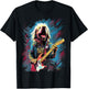 Rock Guitar Labrador Retriever Dog Guitarist Men Women Girls Kids T-Shirt - T-Shirt | Black