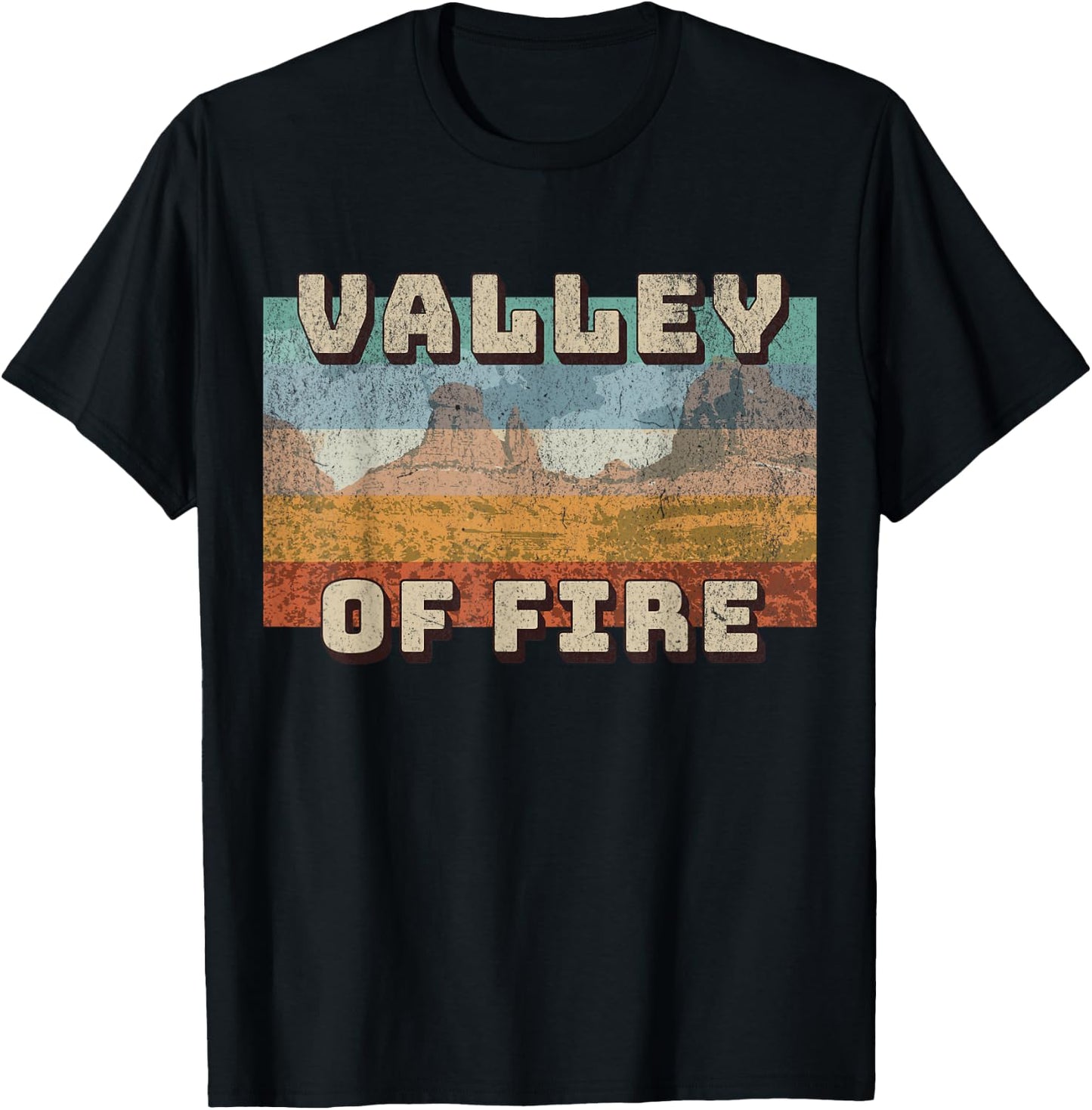 Valley Of Fire State Park T-Shirt - T-Shirt | Black