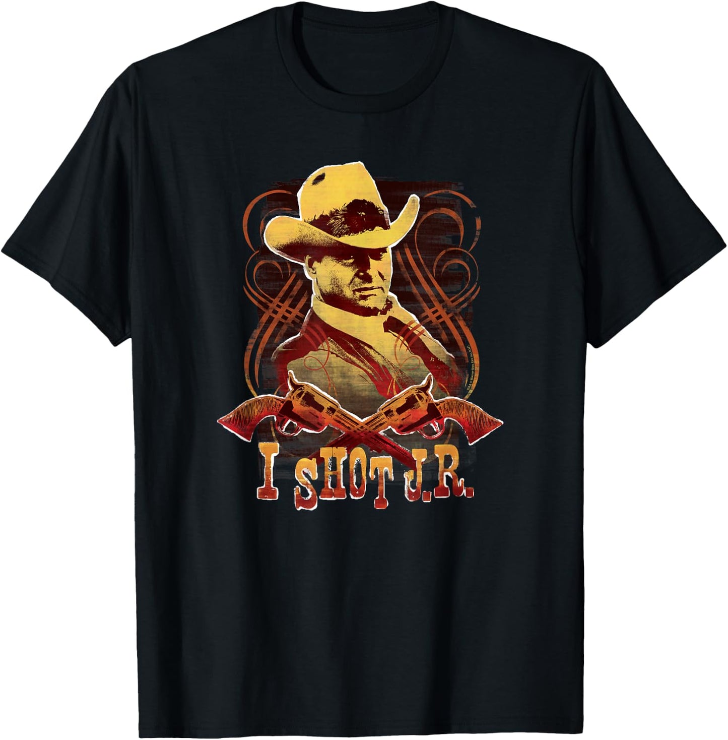 Dallas TV Series I Shot J.R. T-Shirt - T-Shirt | Black