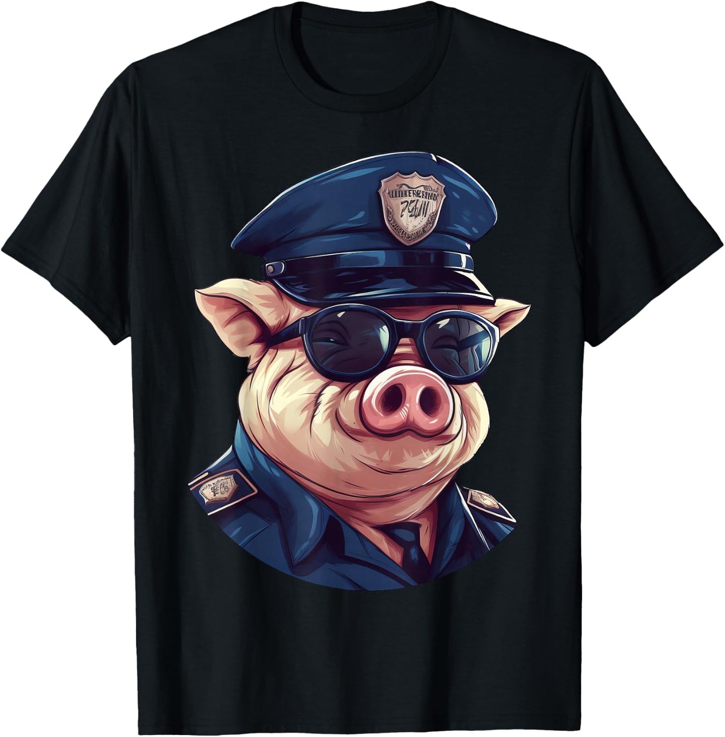 Piggy Fans -Kids Animal Theme , Black, Small T-Shirt - T-Shirt | Black