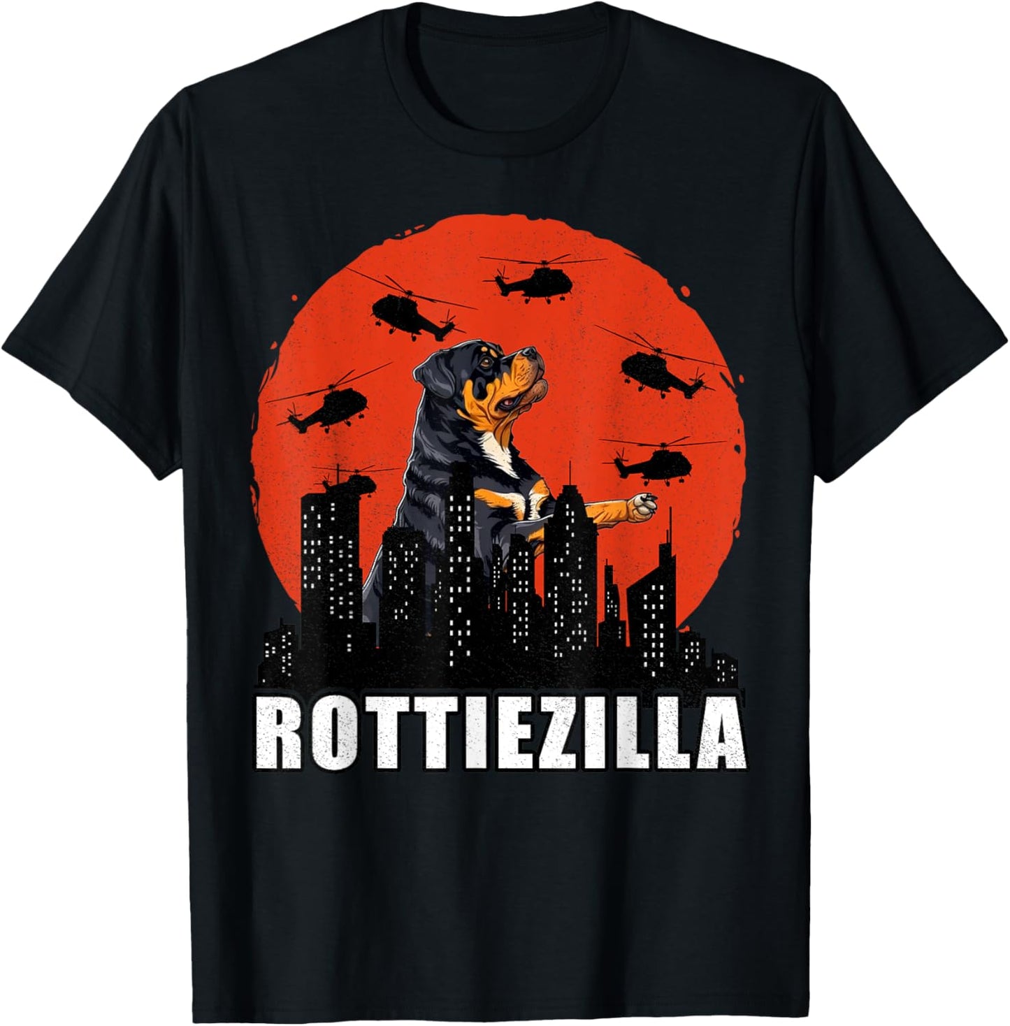 Rottweiler Rottie Dog Lovers Rottweiler Mom Funny Women Girls Kids T-Shirt - T-Shirt | Black
