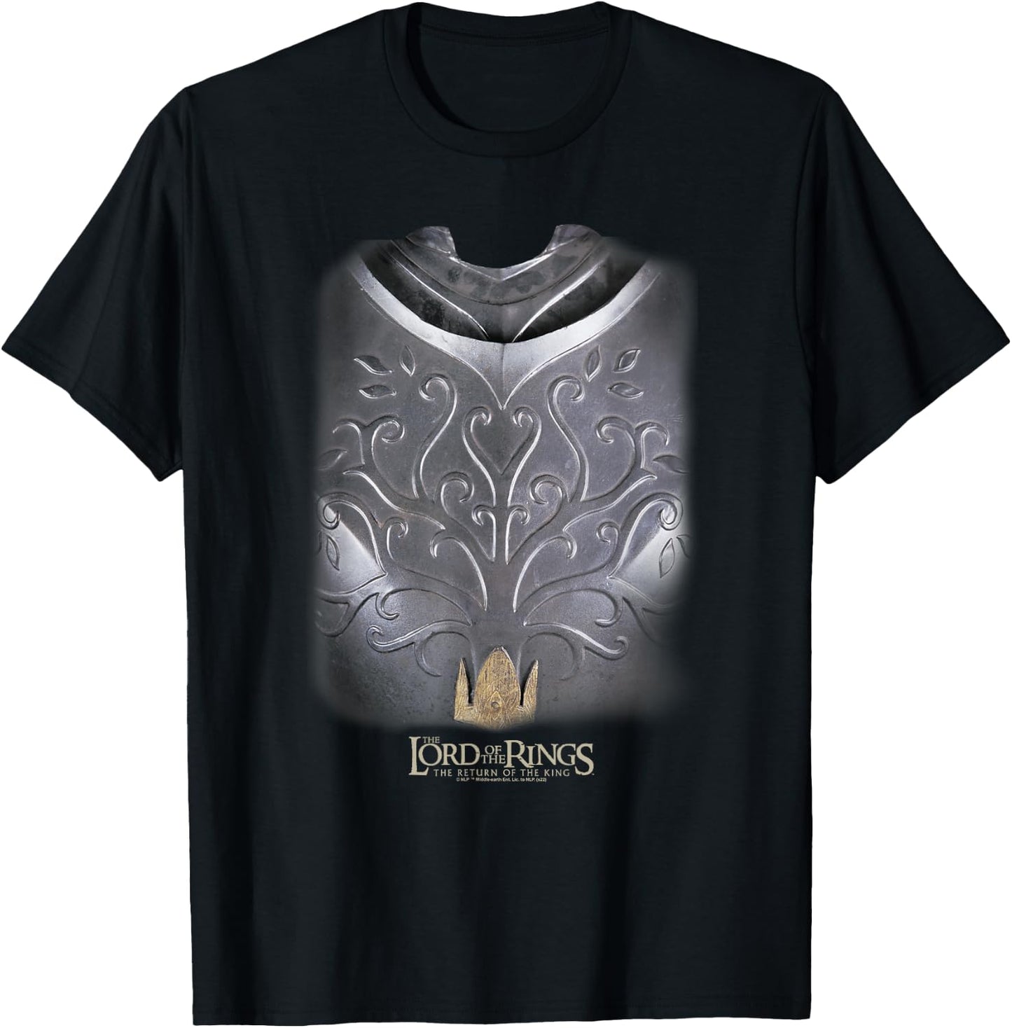 The Lord of the Rings The Return Of The King Gondor Armor T-Shirt - T-Shirt | Black