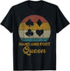 Hand And Foot Queen Funny Hand And Foot Card Game T-Shirt - T-Shirt | Black