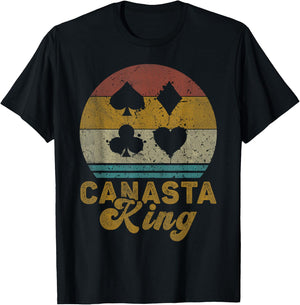 Canasta King Funny Canasta Card Game T-Shirt - T-Shirt | Black