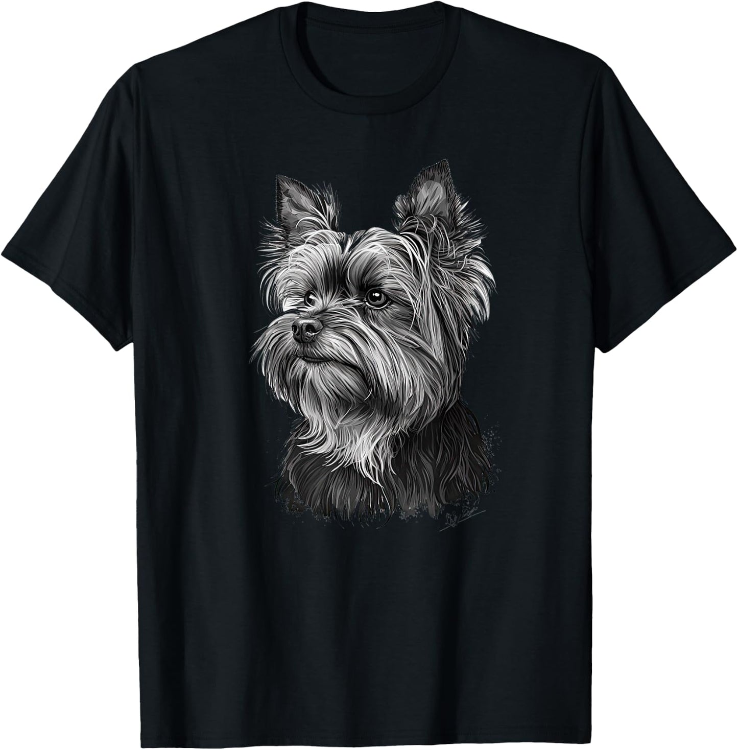 Funny Yorkshire Terrier Cute T-Shirt - T-Shirt | Black