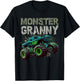 Monster Truck Granny Family Matching Monster Truck Lovers T-Shirt - T-Shirt | Black