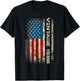 Retro 1938 85th Birthday 85 Years Old US Flag T-Shirt - T-Shirt | Black