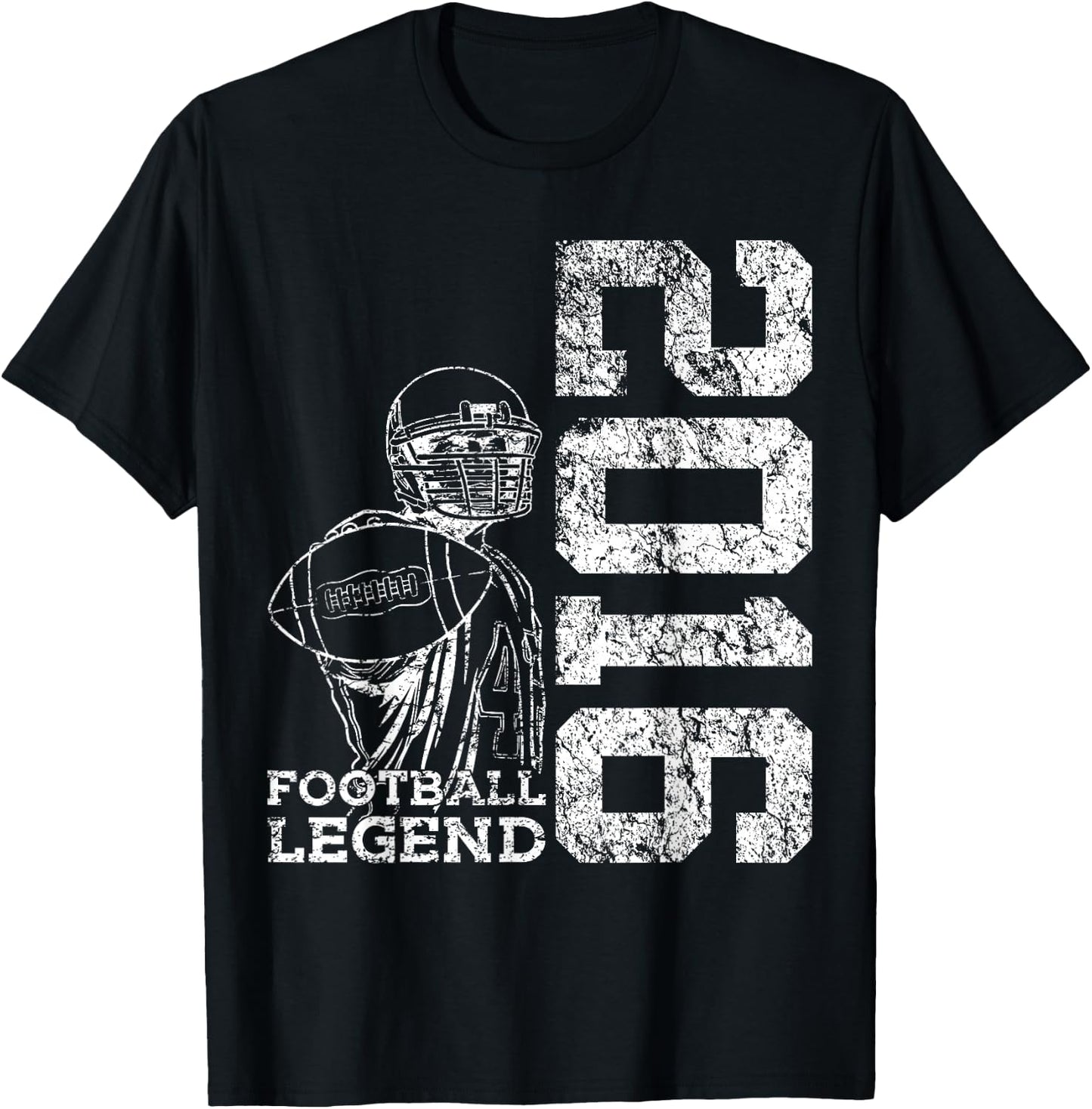 10 Years Football Legend 2016 10th Birthday T-Shirt - T-Shirt | Black