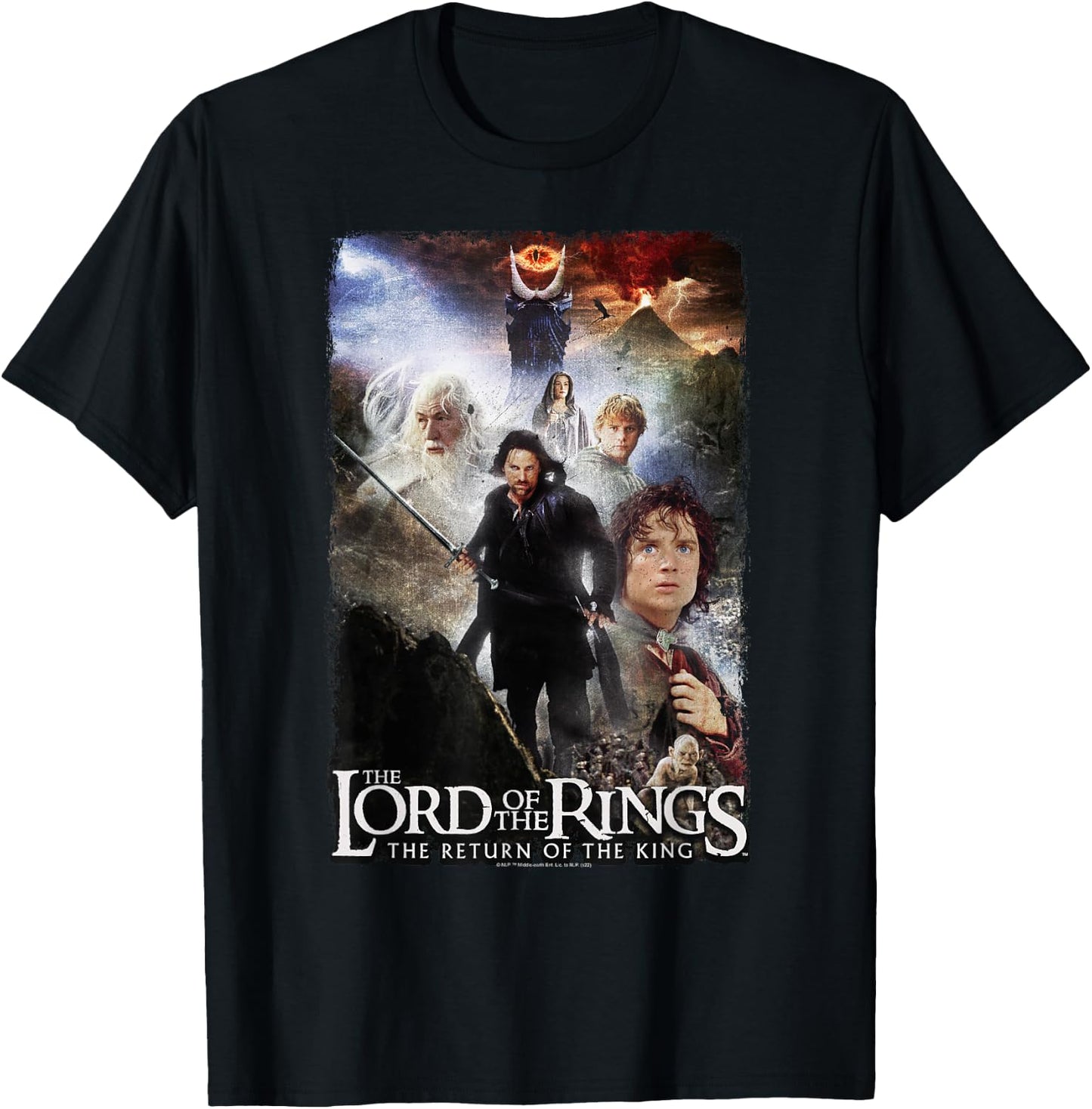 The Lord of the Rings The Return Of The King Final Fight T-Shirt - T-Shirt | Black