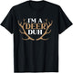 I'm a Deer Duh Halloween Easy Lazy Costume T-Shirt - T-Shirt | Black