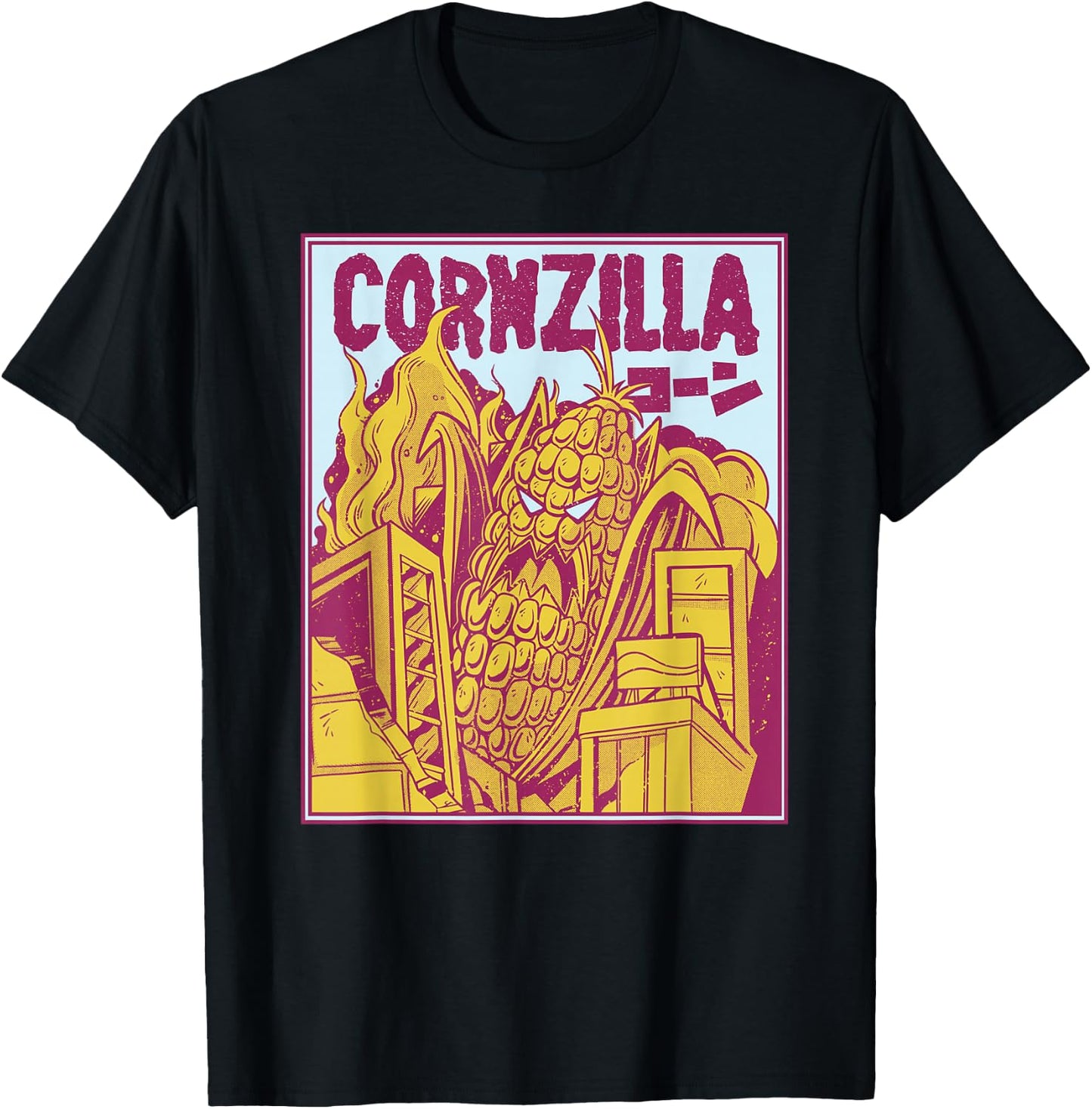 Nebraska Corn T-Shirt - T-Shirt | Black