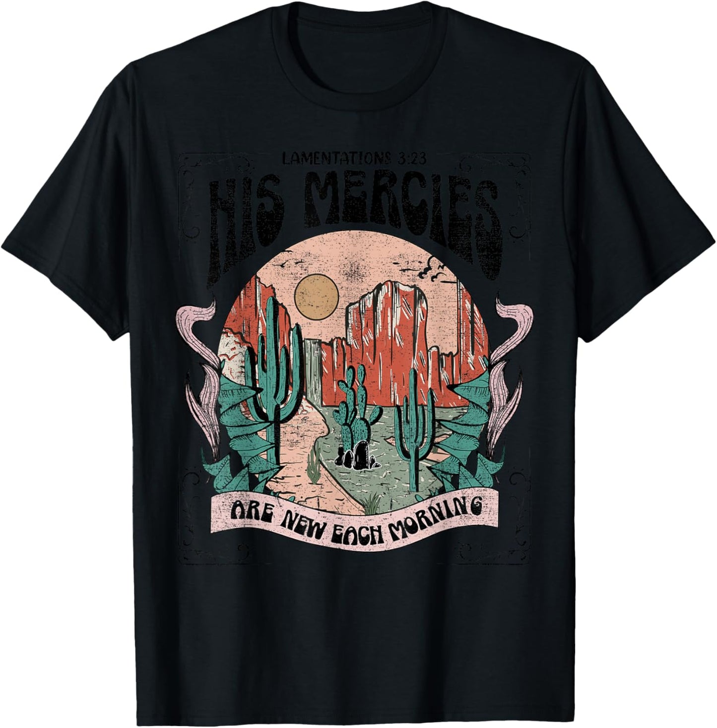 His mercy are new every morning Christian design T-Shirt - T-Shirt | Black