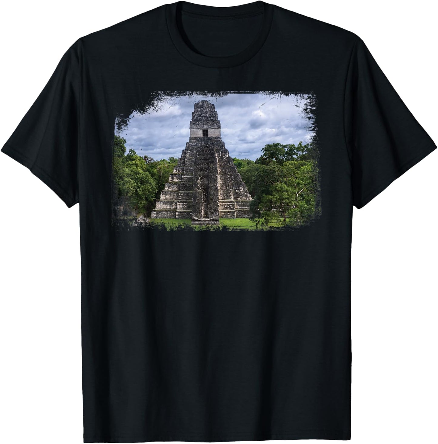 Guatemala Tikal Peten Quetzal Guate Maya Antigua Chapin T-Shirt - T-Shirt | Black