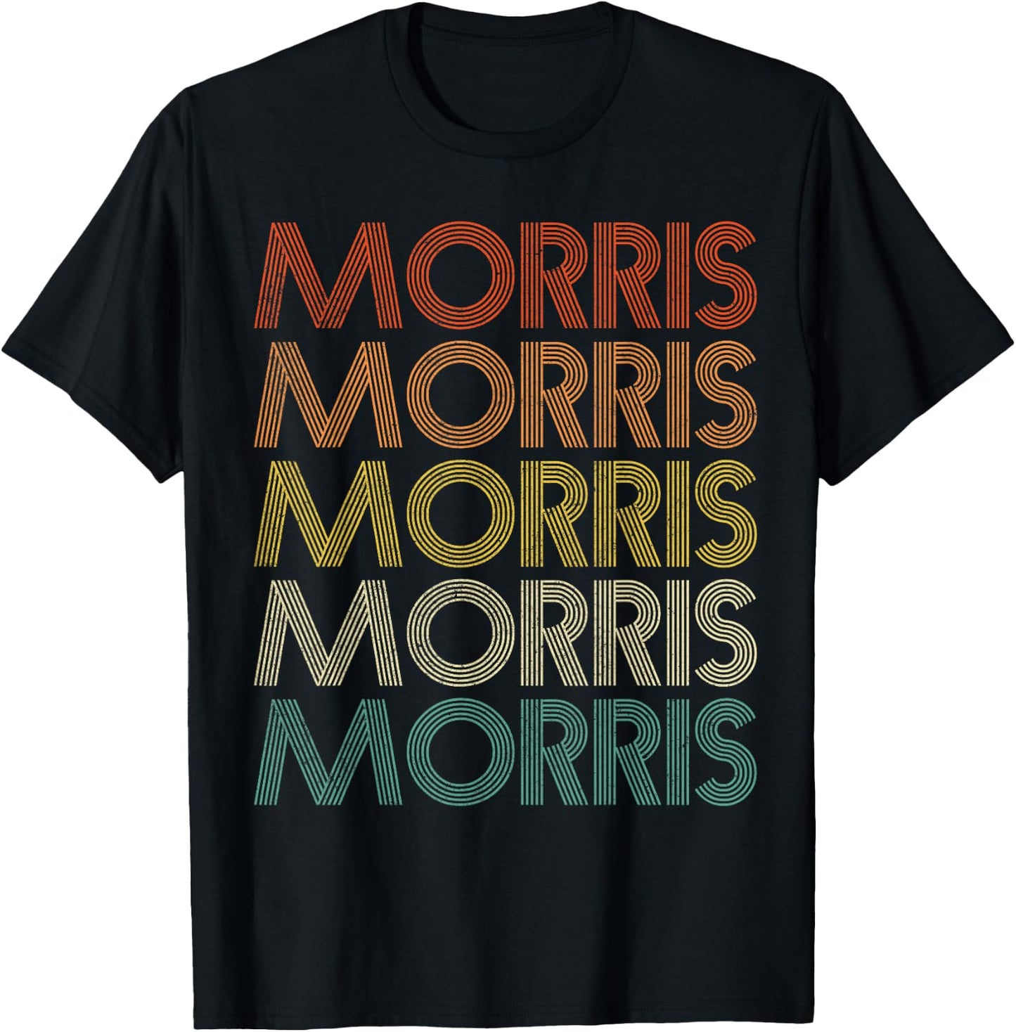 Morris Vintage Retro T-Shirt - T-Shirt | Black
