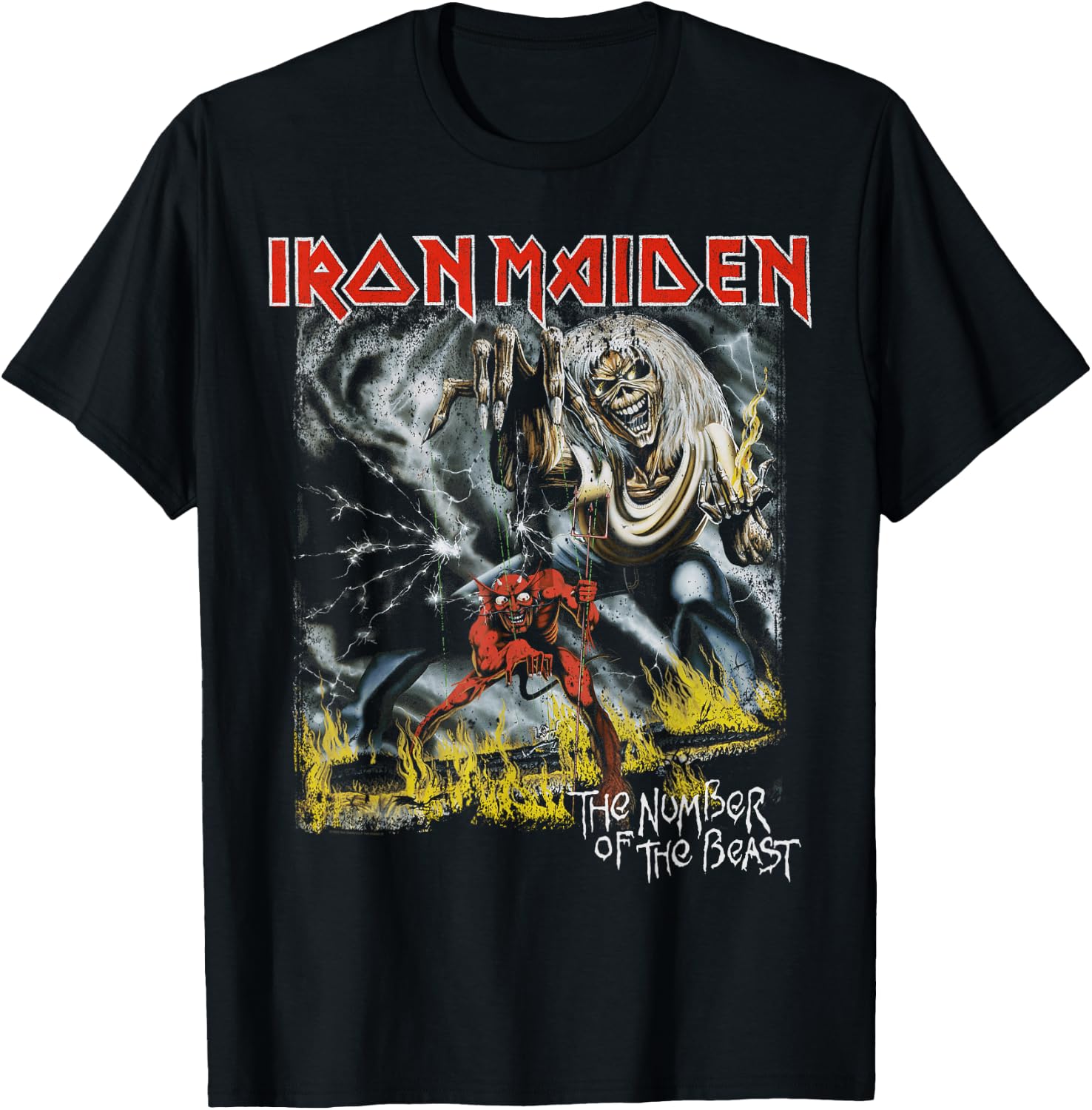 Iron Maiden - Eddie Number of the Beast T-Shirt - T-Shirt | Black