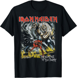 Iron Maiden - Eddie Number of the Beast T-Shirt - T-Shirt | Black