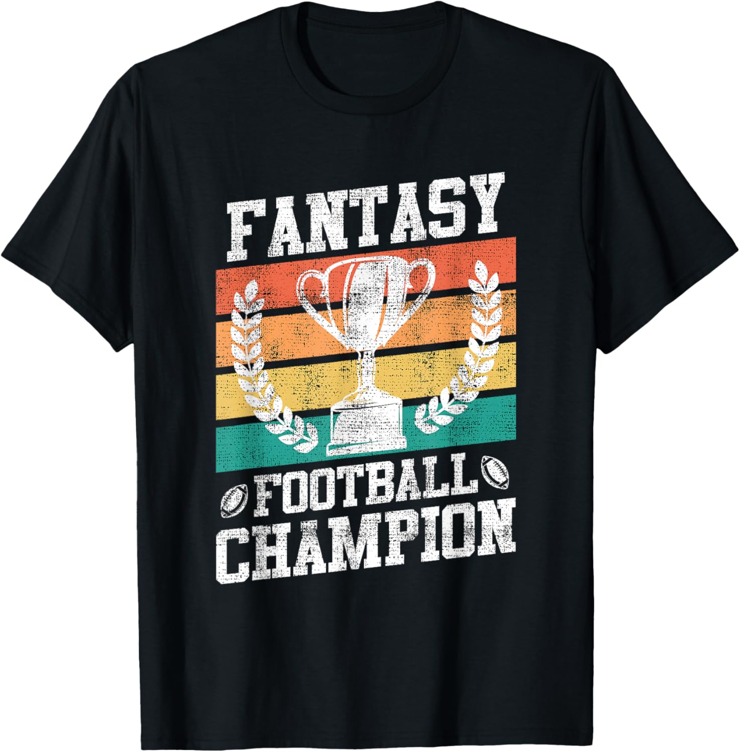 Fantasy Football Champ Fantasy Football Champion - Men's Black X-Small T-Shirt - T-Shirt | Black