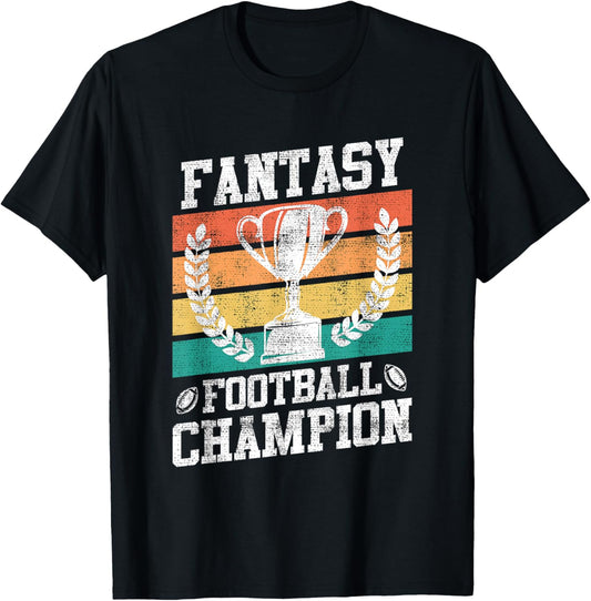 Fantasy Football Champ Fantasy Football Champion - Men's Black X-Small T-Shirt - T-Shirt | Black