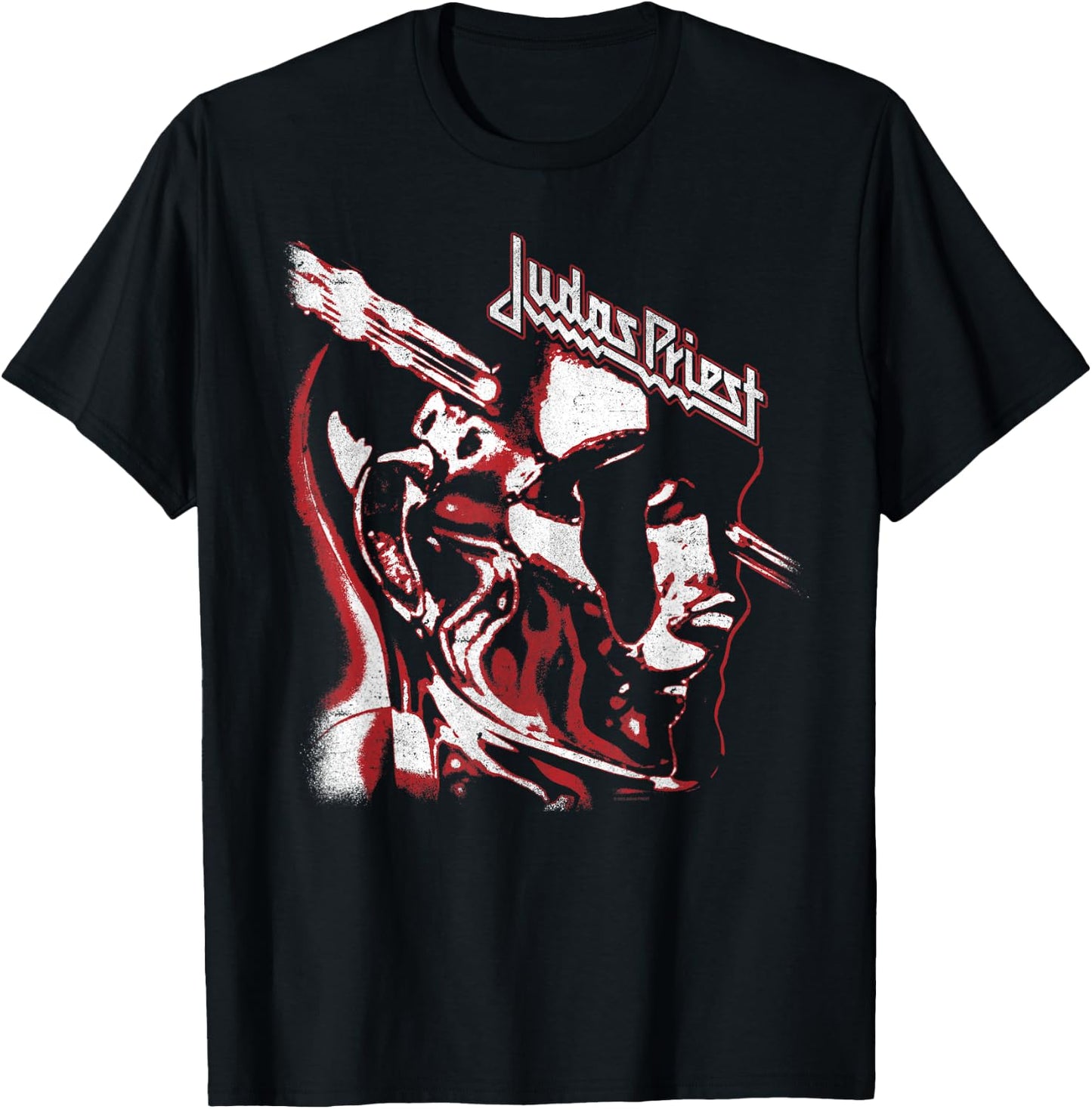Judas Priest – Stained Class Red On Black T-Shirt - T-Shirt | Black
