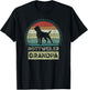 Rottweiler Grandpa, Father's Day, Rottie dog, Grandfather T-Shirt - T-Shirt | Black