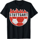 Stuttgart Football Football Club Football Fan T-Shirt - T-Shirt | Black
